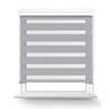 Doppelrollo mit Blende Easy-Fix silber B/L: ca. 80x220 cm Easy-Fix - silber (80,00/220,00cm) - POCOline