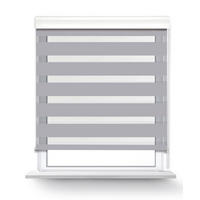 Doppelrollo mit Blende Easy-Fix silber B/L: ca. 80x160 cm Easy-Fix - silber (80,00/160,00cm) - POCOline