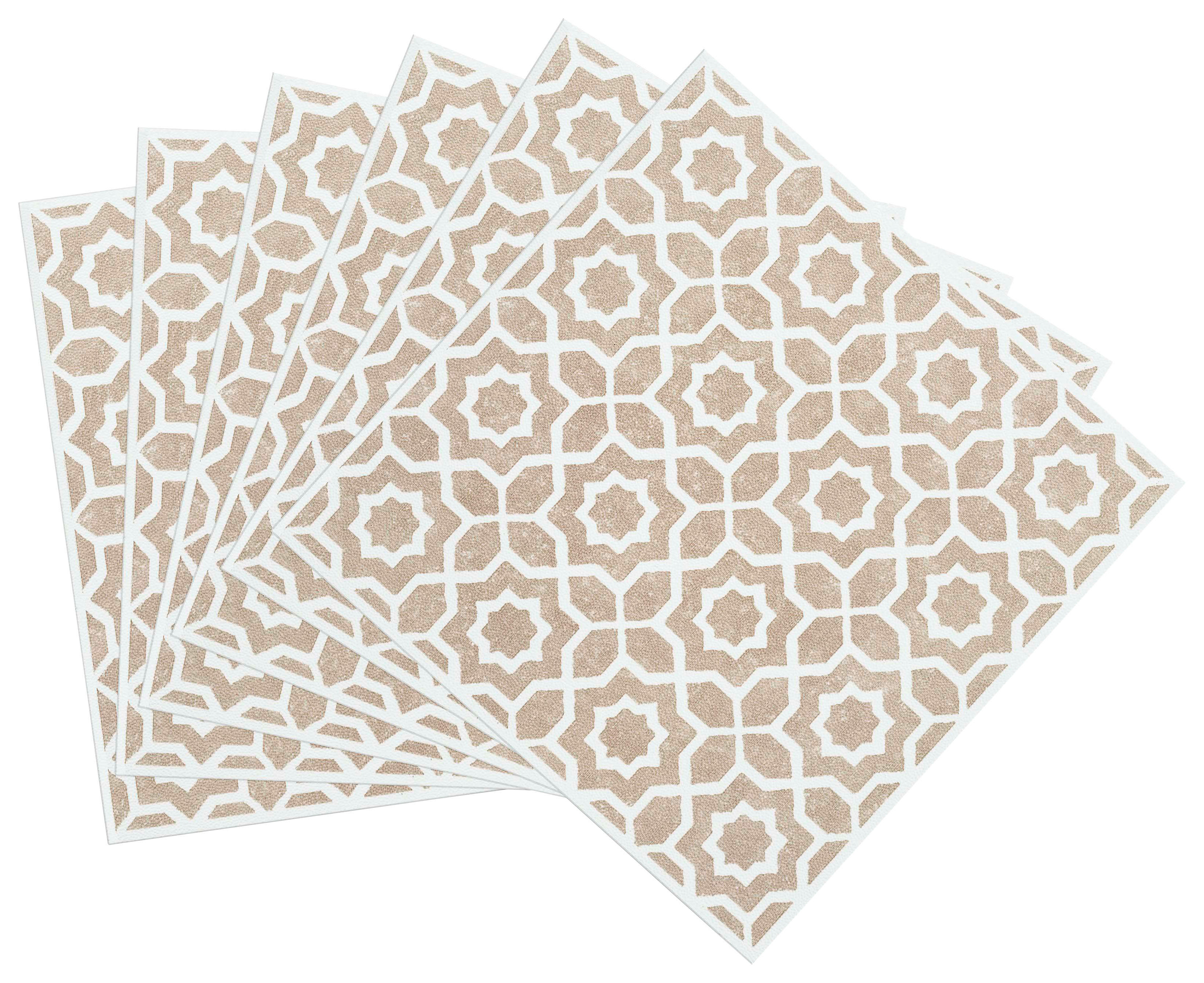 d-c-fix Wandfliese selbstklebend beige B/L: ca. 15,25x15,25 cm Wandfliesen_d-c-fix_selbstklebend - beige/weiß (15,25/15,25cm) - d-c-fix
