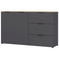 Sideboard B/H/T: ca. 151x98x40 cm Sideboard 1475 - Graphit (151,00/98,00/40,00cm)