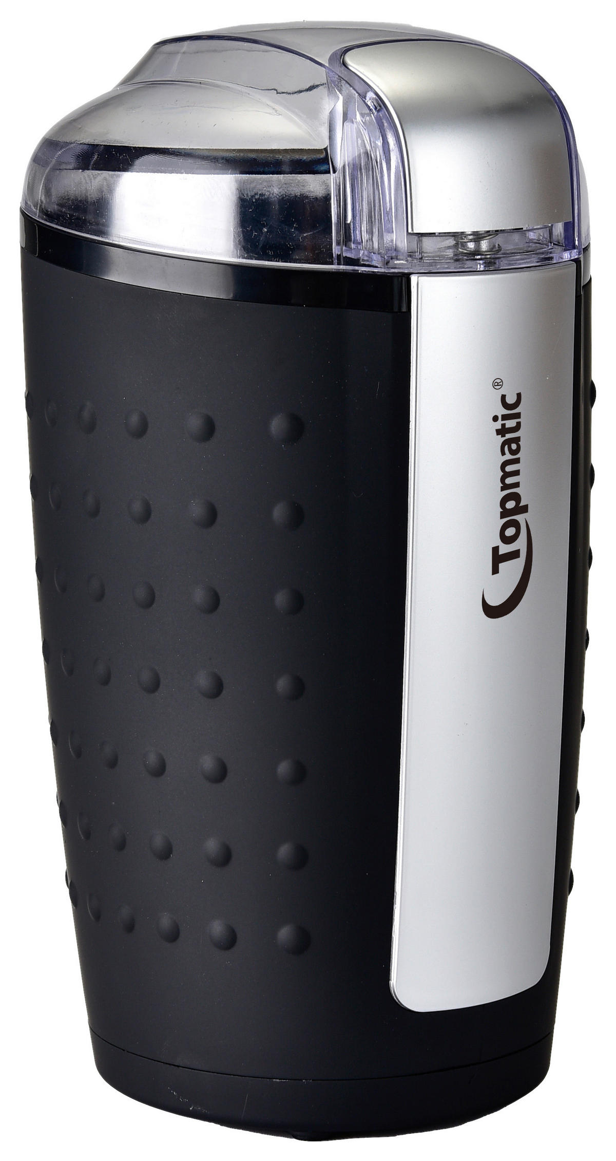 Topmatic Kaffeemühle CG-250 Kaffeemühle CG-250 - schwarz/silber (10,00/20,00/11,00cm) - Topmatic