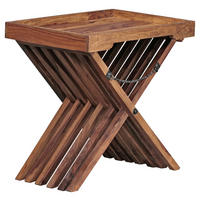 Beistelltisch rosenholz Holz B/H/T: ca. 60x57x40 cm Beistelltisch MUMBAI - rosenholz (60,00/57,00/40,00cm) - Wohnling