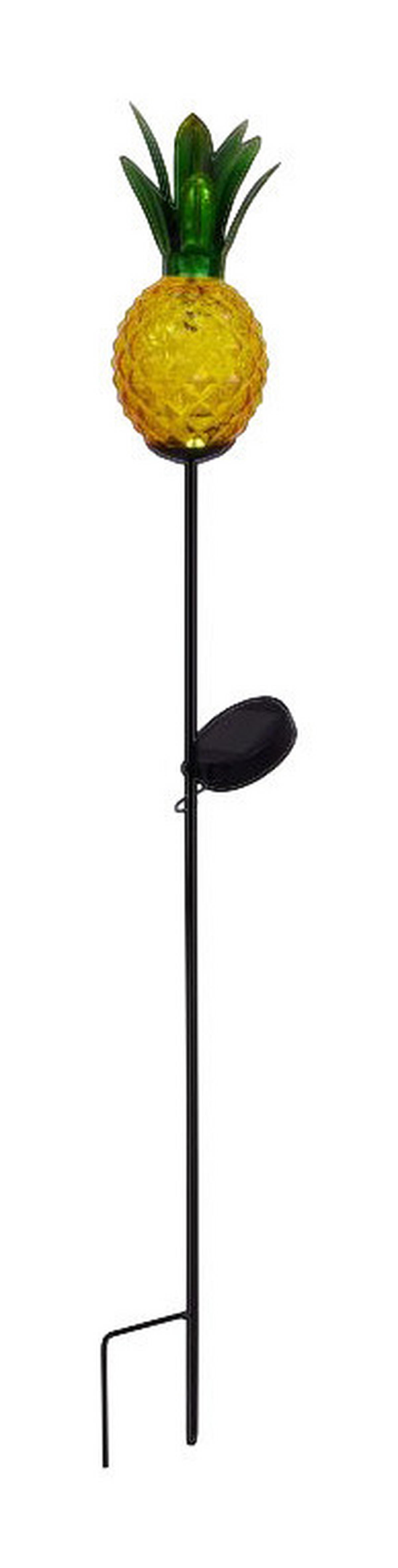 LED-Solar Erdspieß NV5231598 orange Kunststoff B/H/T: ca. 10x8x10 cm Ananas - orange (10,00/8,00/10,00cm) - Näve Leuchten