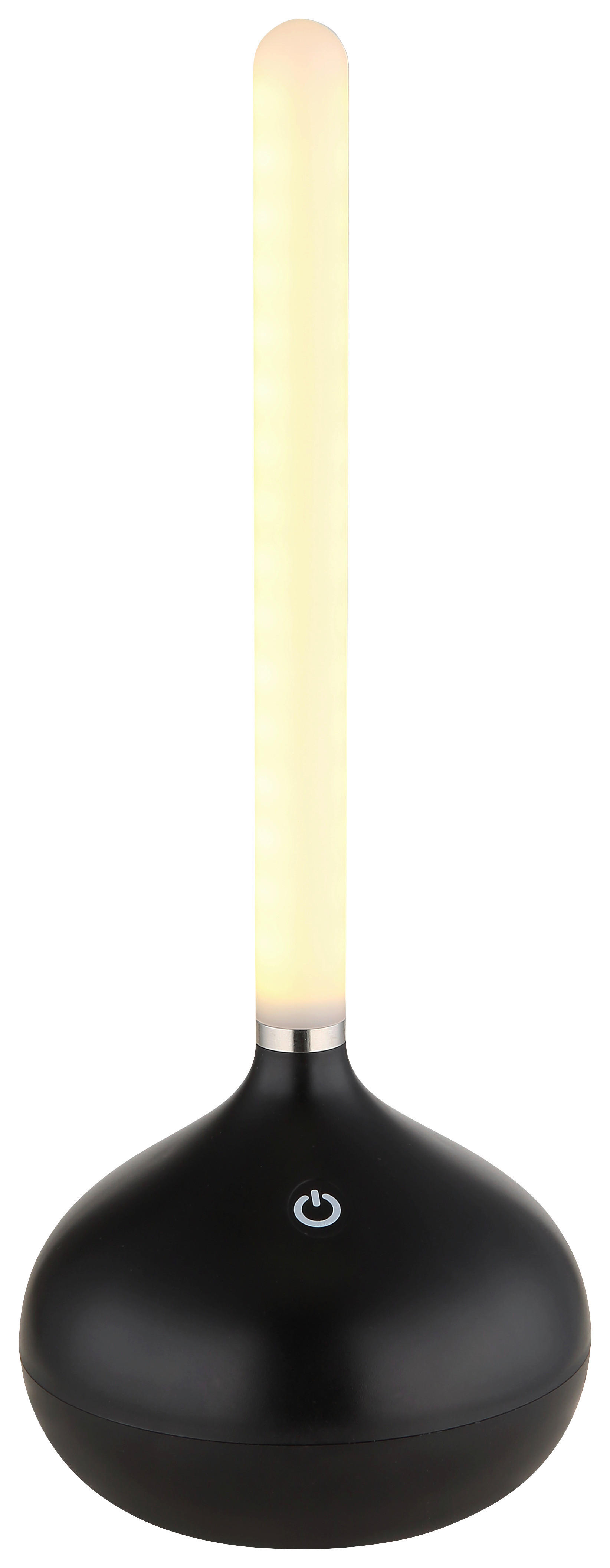 GLOBO LED-Tischleuchte TURNER 28067S Opal mattschwarz Kunststoff H/D: ca. 24,3x9,6 cm 1 Brennstellen TURNER - Opal/mattschwarz (9,60/24,30cm) - GLOBO