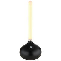 GLOBO LED-Tischleuchte TURNER 28067S Opal mattschwarz Kunststoff H/D: ca. 24,3x9,6 cm 1 Brennstellen TURNER - Opal/mattschwarz (9,60/24,30cm) - GLOBO