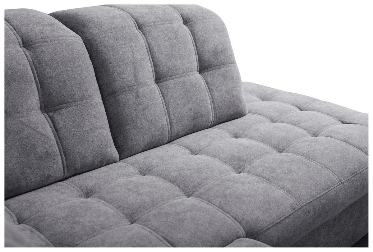 Wohnlandschaft Action hellgrau silber Action - hellgrau/silber