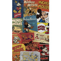 Komar Fototapete Mickey Billboard B/L: ca. 120x200 cm Mickey Billboard - (120,00/200,00cm) - Komar