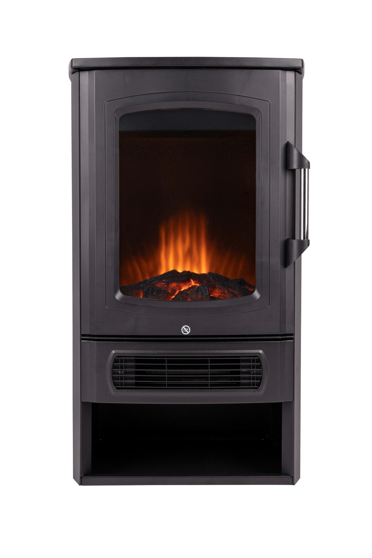 Elektrischer-Kamin schwarz Kunststoff Metall B/H/T: ca. 44,5x74x32 cm JORID - schwarz (44,50/74,00/32,00cm)