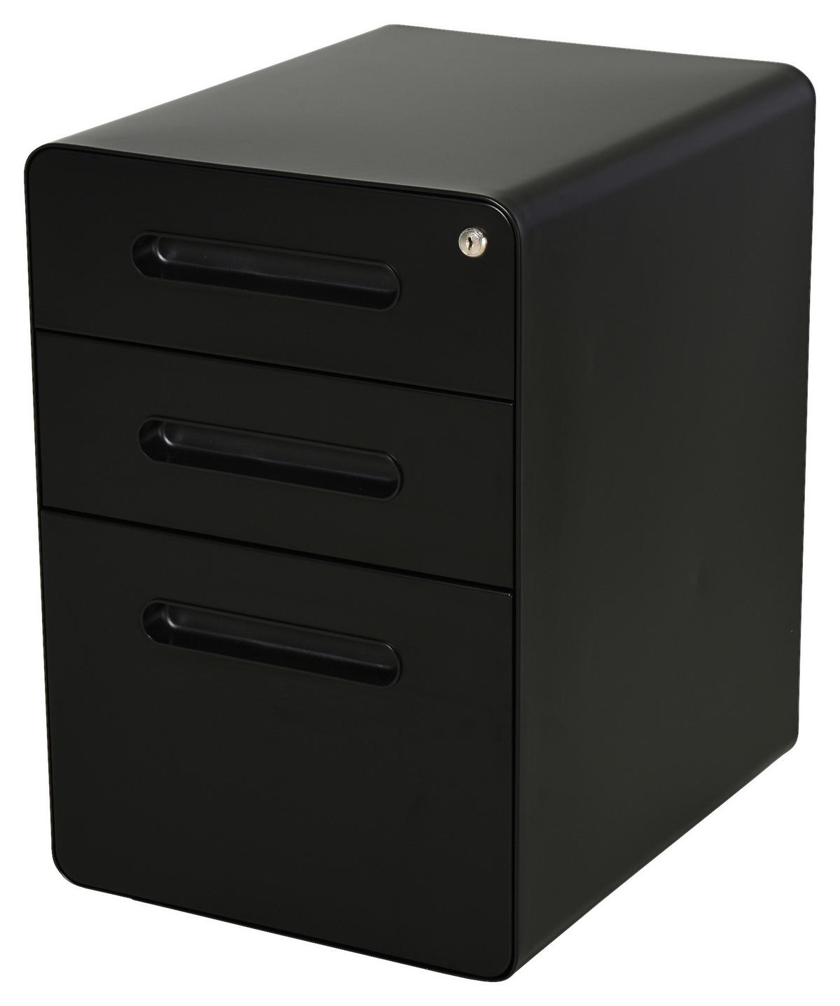 Aktenschrank 924-007BK schwarz B/H/T: ca. 39x59x48 cm 924-007BK - schwarz (39,00/59,00/48,00cm) - Vinsetto