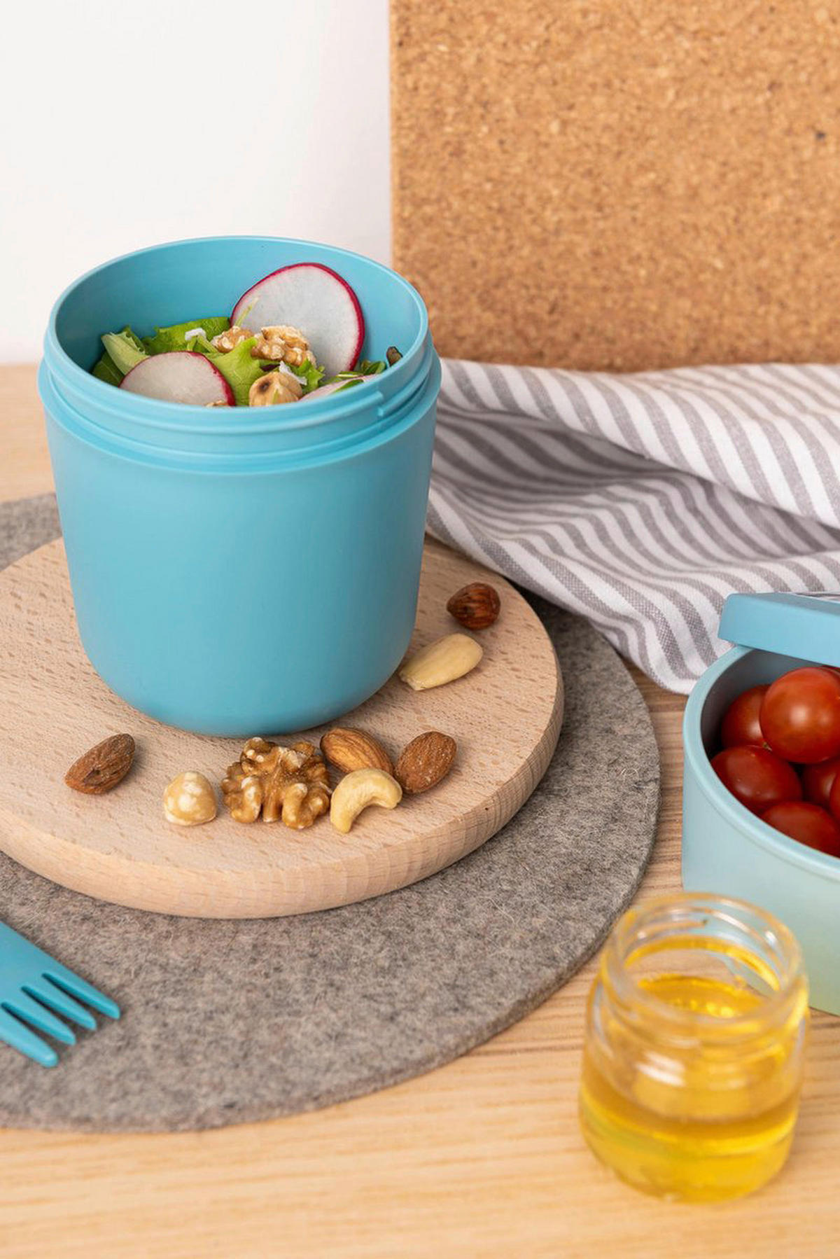 Amuse Lunchbox blau Brunch-Box - blau - Amuse