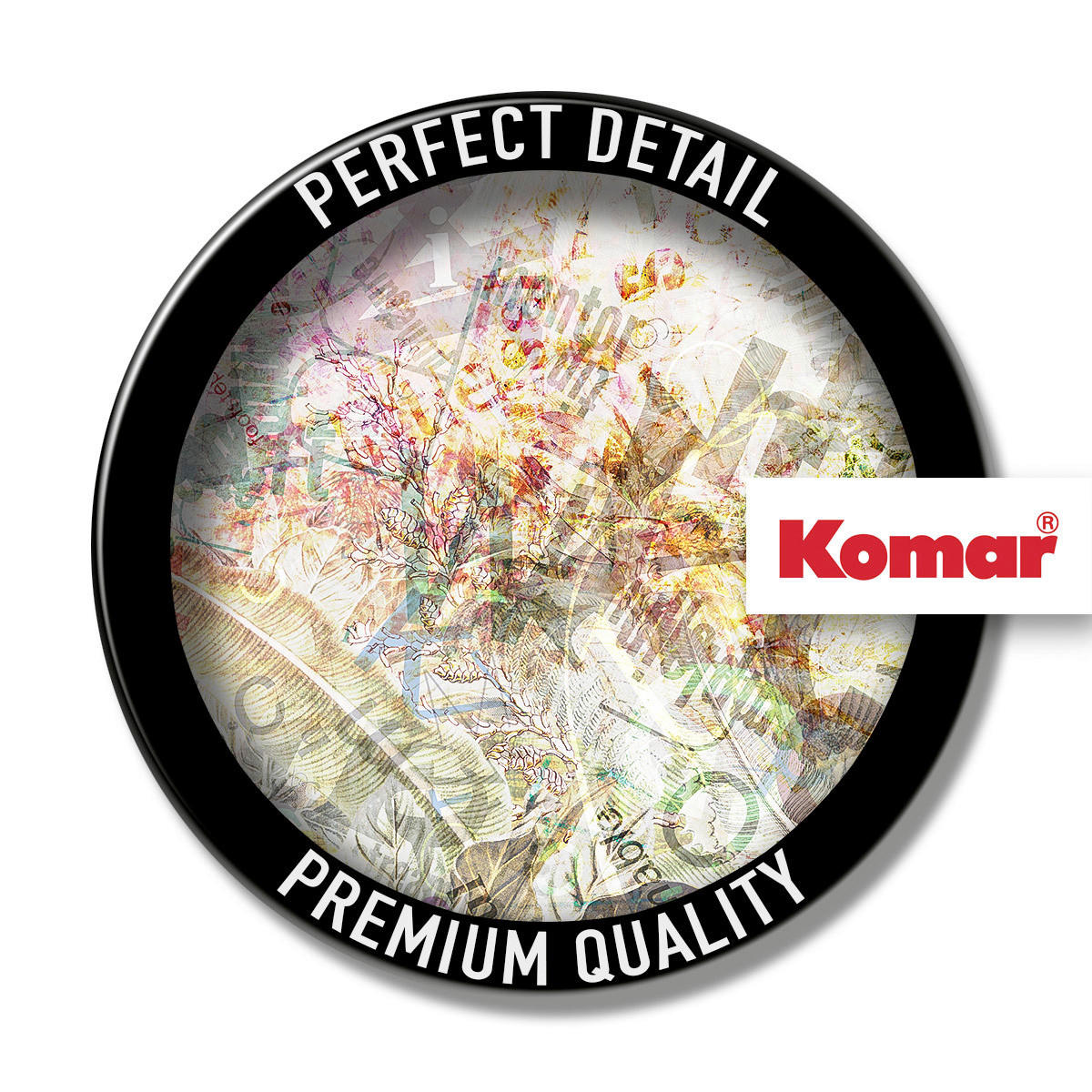 Komar Fototapete Round Stories D: ca. 125 cm Round Stories - (125,00cm) - Komar