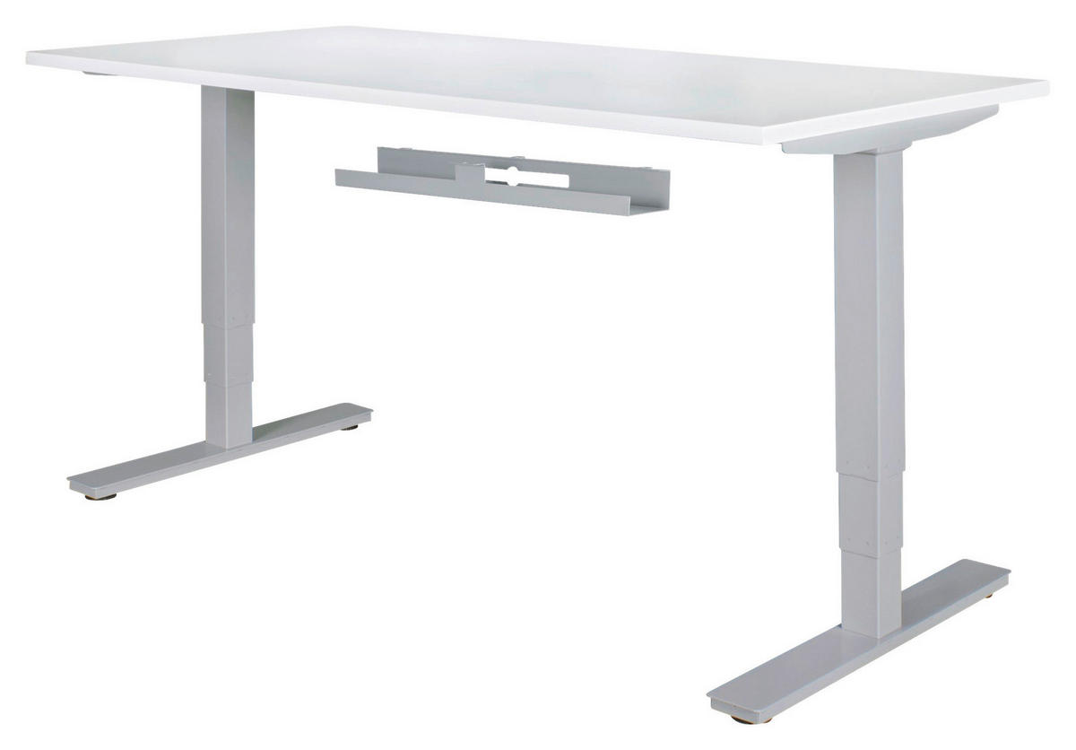 Zubehör silber Metall B/H/T: ca. 80x7x13 cm Kabelkanal Schreibtisch - silber (80,00/7,00/13,00cm) - Amstyle
