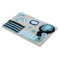 PawHut Haustier-Schnüffelmatte grau Polyester B/H/L: ca. 50x5x74 cm Haustier-Schnüffelmatte - grau (74,00/50,00/5,00cm) - PawHut