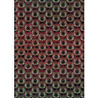 Komar Fototapete Paon Rouge B/L: ca. 200x280 cm Paon Rouge - (200,00/280,00cm) - Komar