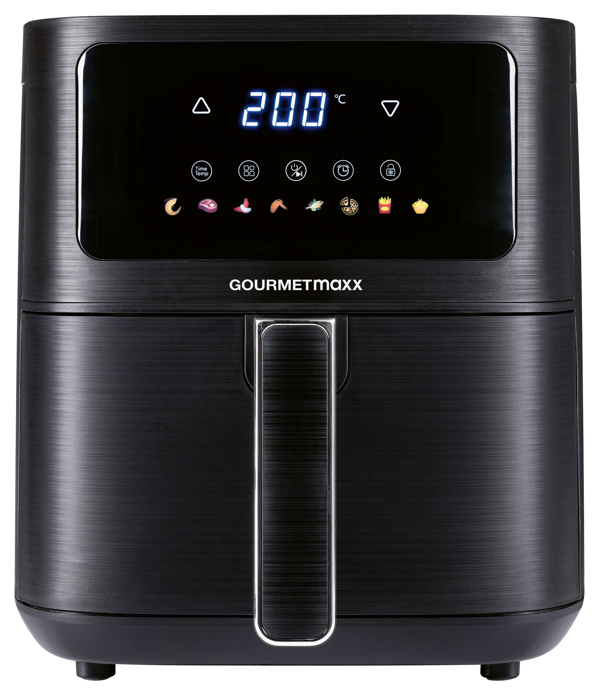 GOURMETmaxx Heißluftfritteuse Heißluftfritteuse - schwarz (36,00/26,00/29,50cm) - GOURMETmaxx