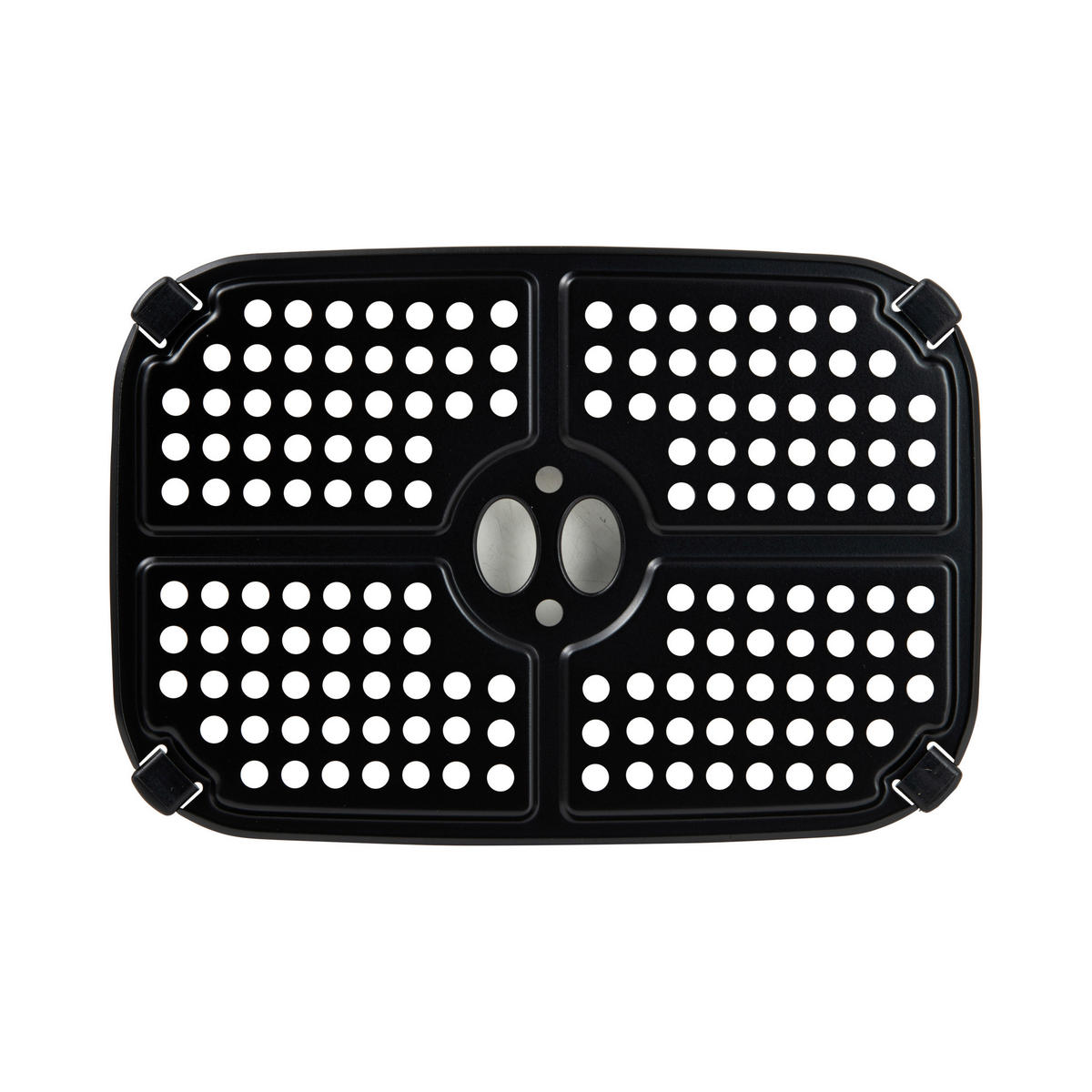 SWISS HOME Doppel-Heißluftfritteuse SH-6931 schwarz Kunststoff B/H/L: ca. 24x28x32 cm ca. 3 l BLACK DARK - schwarz (32,00/24,00/28,00cm) - SWISS HOME