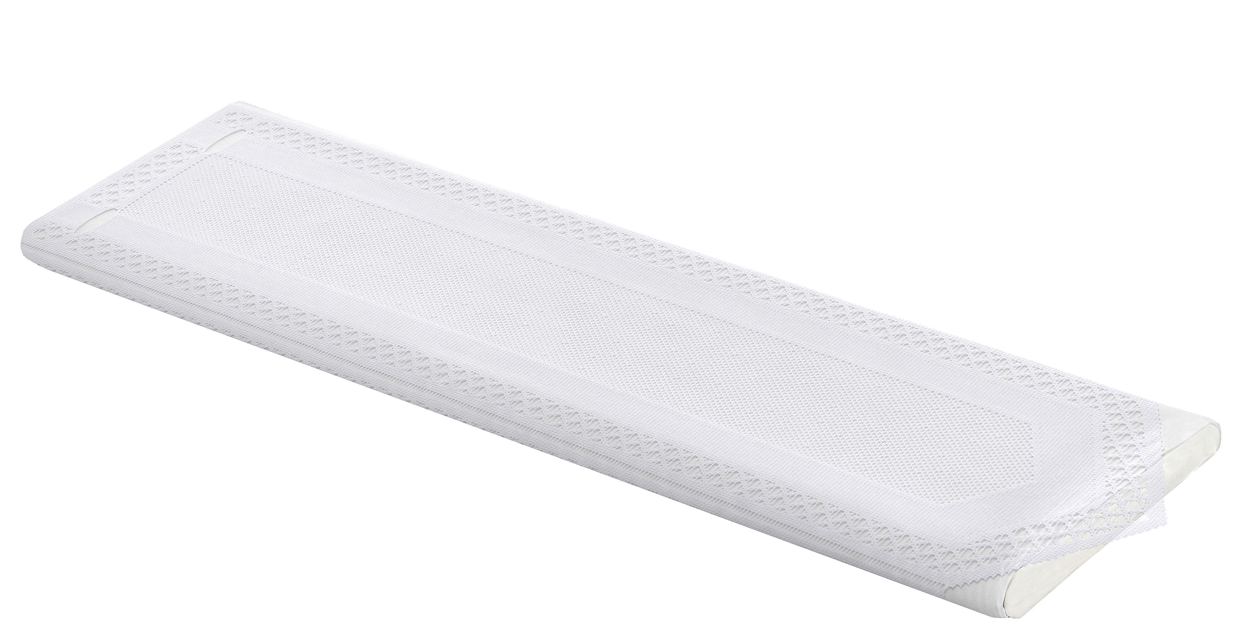 Scheibengardinen-Meterware weiß H: ca. 60 cm Scheibengardine - weiß (60,00cm)