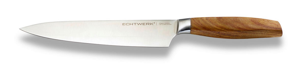 ECHTWERK Kochmesser Classic Edition silber Stahl B/H/L: ca. 4,5x0,22x34,4 cm Classic Edition - silber (34,40/4,50/0,22cm) - ECHTWERK