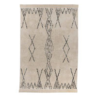 Kayoom Kurzflorteppich Alena creme B/H/L: ca. 200x2x290 cm Alena - creme/schwarz (290,00/200,00/2,00cm) - Kayoom