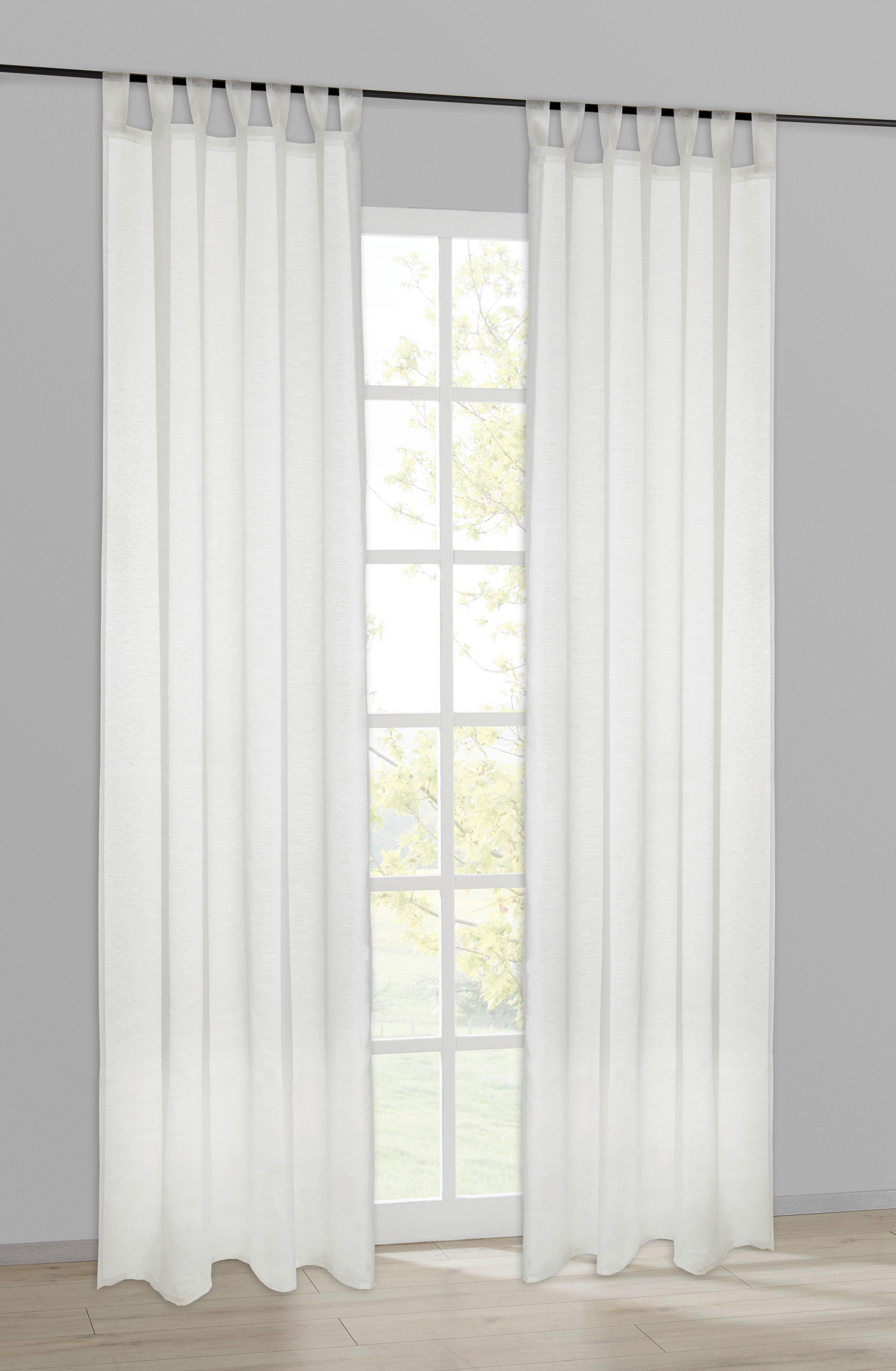 Kombivorhang Julia offwhite B/L: ca. 135x235 cm Julia - offwhite (135,00/235,00cm) - POCOline
