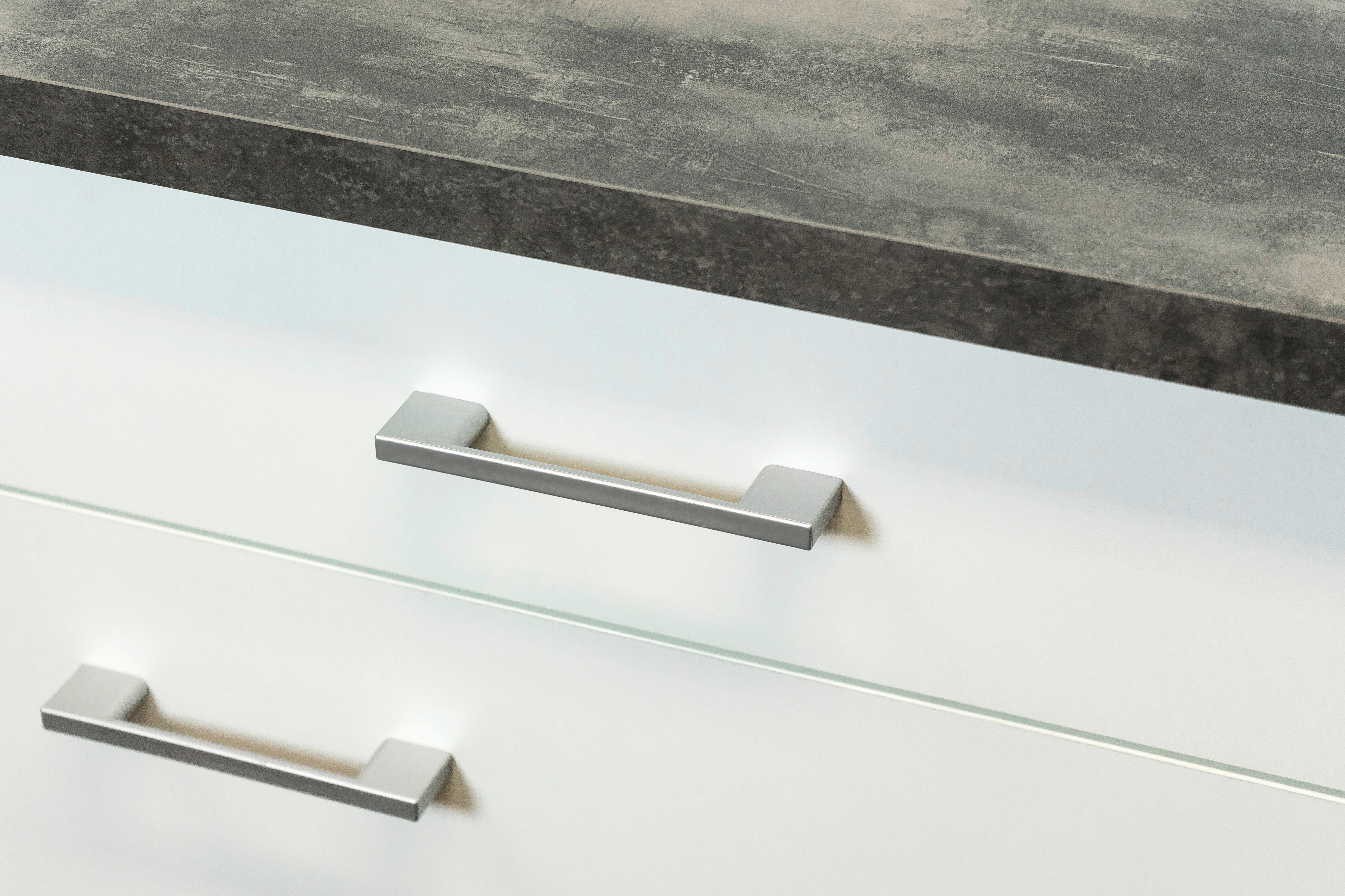 Flex-Well Unterschrank Lucca weiß matt B/H/T: ca. 60x85x60 cm Lucca - Eiche/weiß (60,00/85,00/60,00cm) - Flex-Well