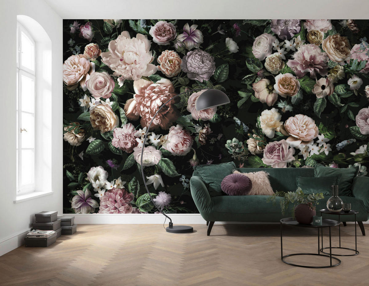 Komar Fototapete Victoria Black B/L: ca. 400x250 cm Victoria Black - (400,00/250,00cm) - Komar