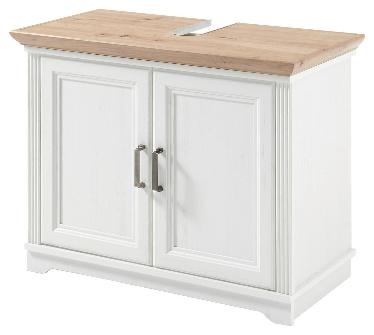 Waschbeckenunterschrank Jasmin Pinie Nachbildung B/H/T: ca. 83x66x43 cm Jasmin - Eiche (83,00/66,00/43,00cm)