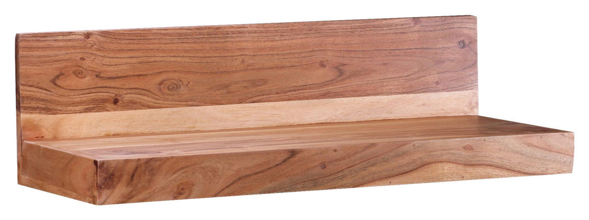 Wandregal natur B/H/T: ca. 60x17x23 cm Wandregal - natur (60,00/17,00/23,00cm) - Wohnling
