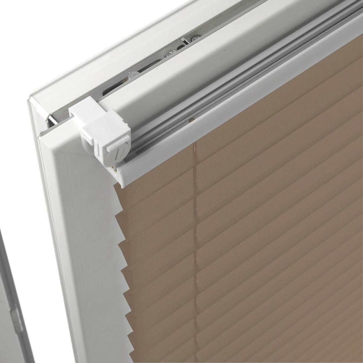 Spannplissee Easyfix Pia taupe B/L: ca. 45x130 cm Easyfix Pia - taupe (45,00/130,00cm)