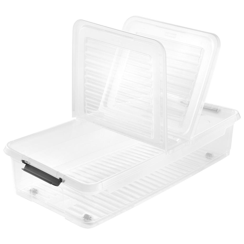 Thumbnail - Aufbewahrungsbox transparent B/T/L: ca. 38x77x38 cm