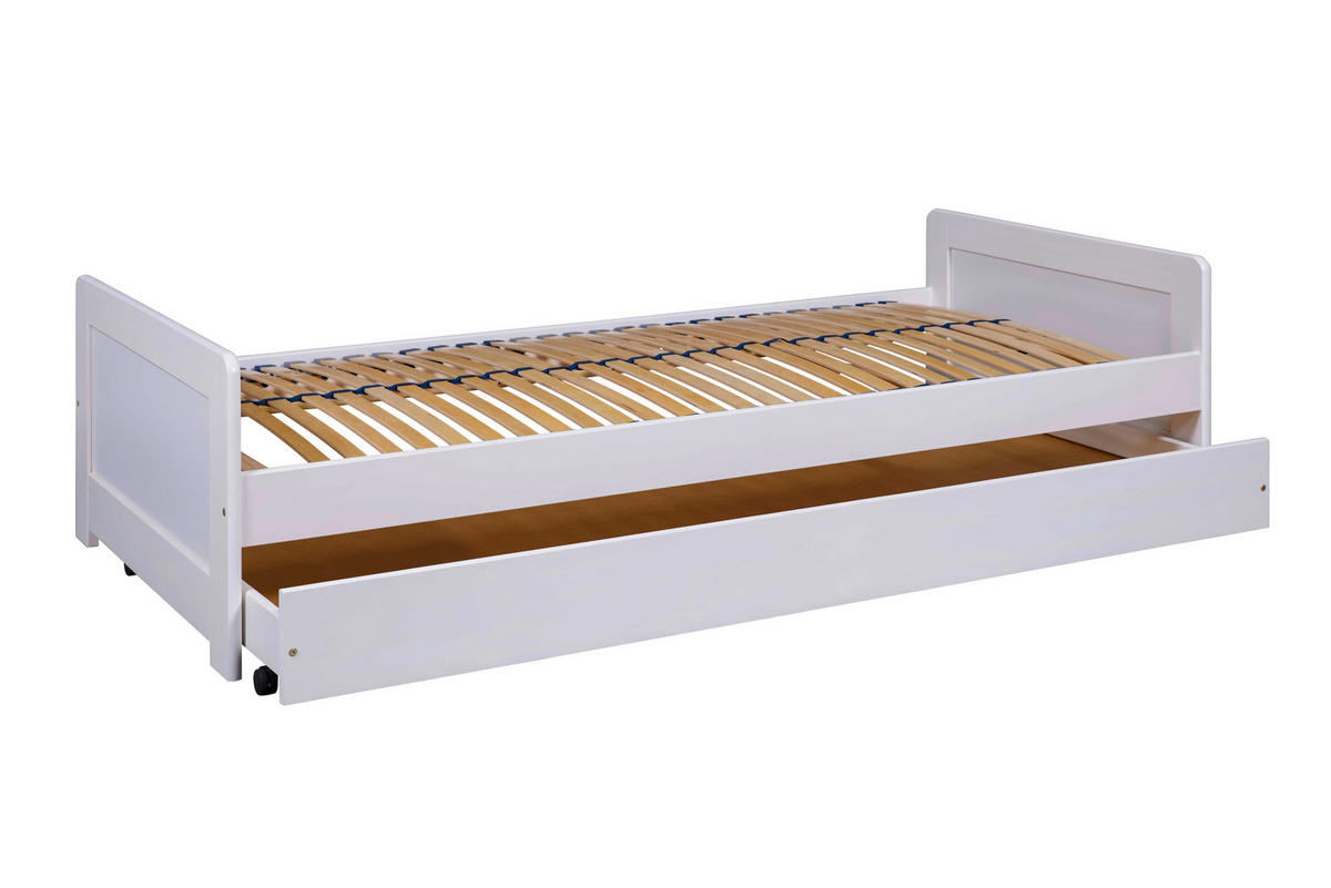 Sofabett SURF 90x190 weiß SURF 90x190 - weiß (198,50/96,40/52,50cm) - Inter Link