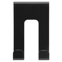 Türgarderobe Hook 2 anthrazit pulverbeschichtet Metall B/H/T: ca. 5,01x8x4,2 cm Hook 2 - anthrazit (5,01/8,00/4,20cm)