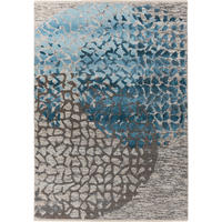 Kayoom Kurzflorteppich Milan 425 mehrfarbig B/H/L: ca. 120x0,5x170 cm Milan 425 - blau/mehrfarbig (170,00/120,00/0,50cm) - Kayoom