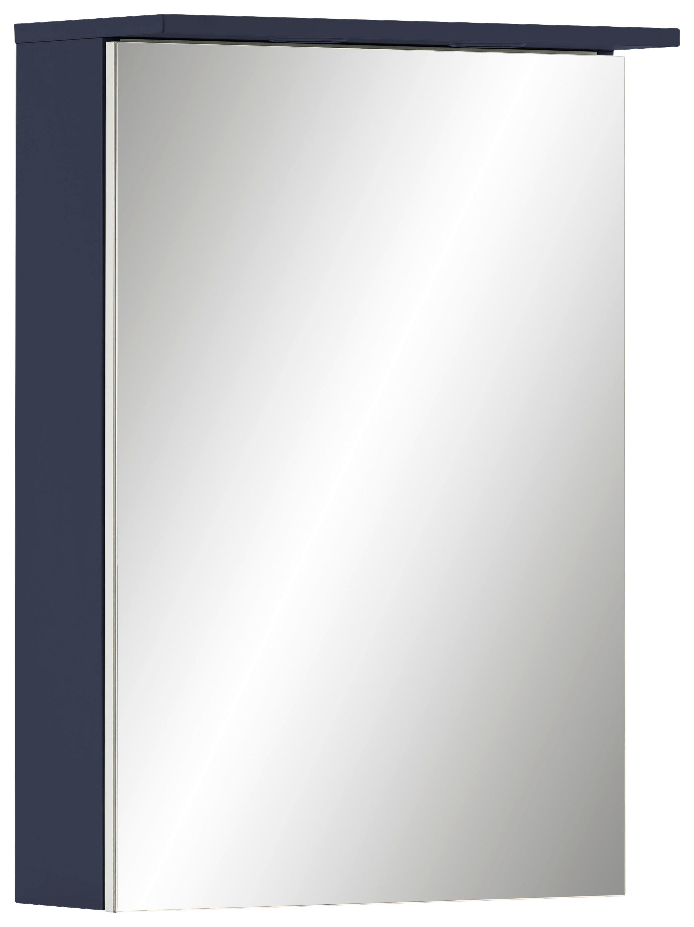 Spiegelschrank Jesper blau dunkel B/H/T: ca. 50,4x72,3x16 cm Jesper - blau (50,40/72,30/16,00cm) - Möbelpartner