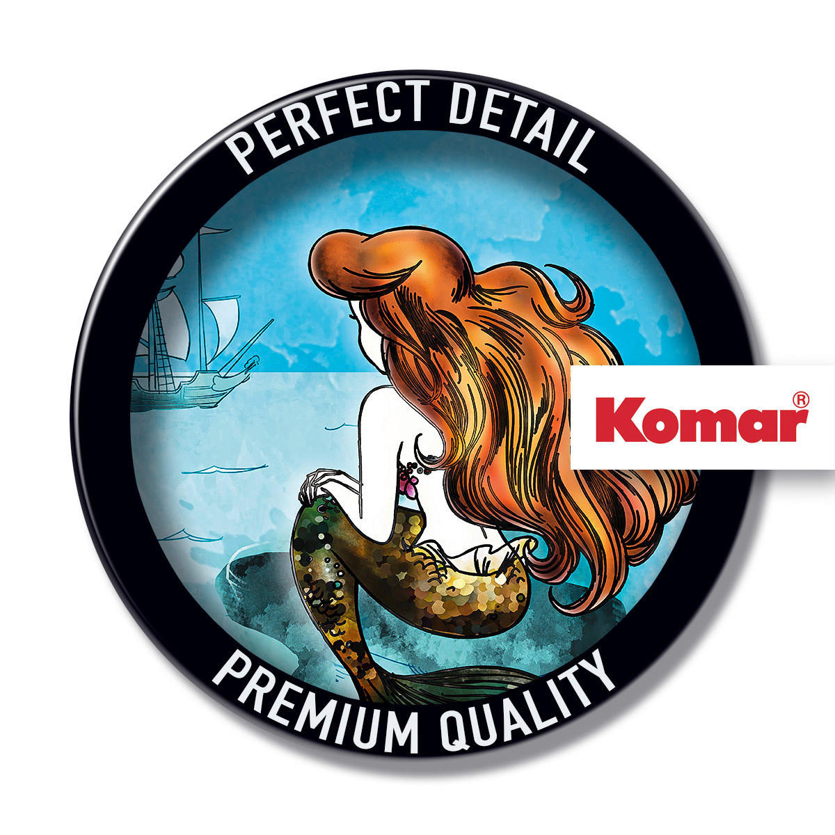 Komar Fototapete Ariel Dreaming D: ca. 125 cm Ariel Dreaming - (125,00cm) - Komar