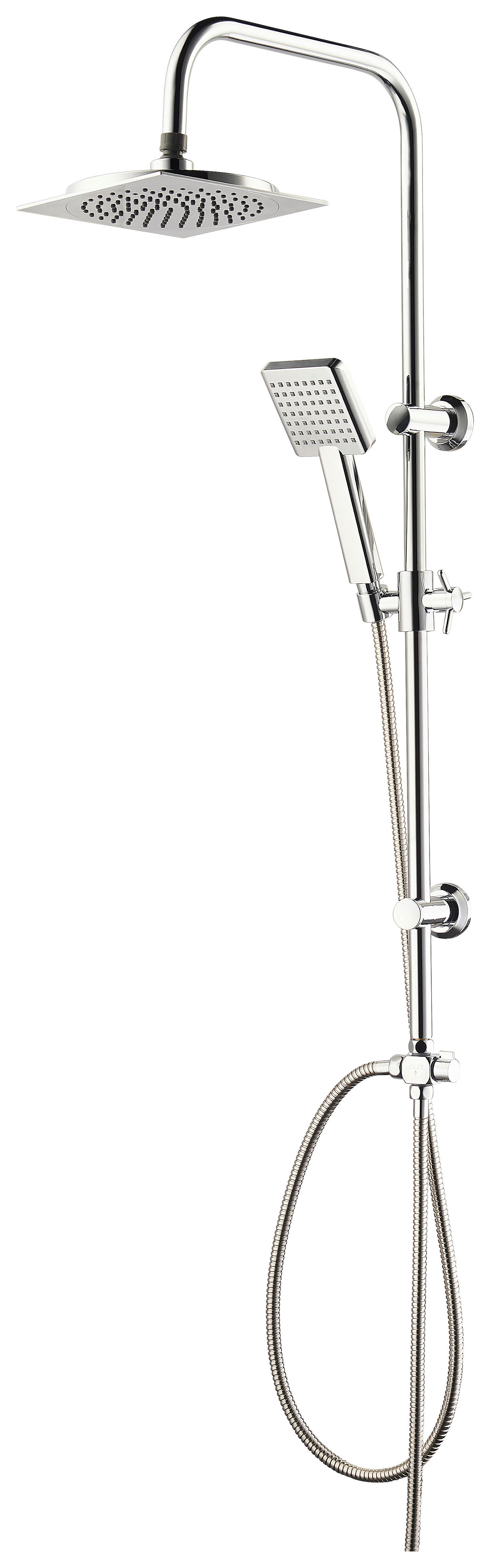 Wellness-Duschsystem Chrom H: ca. 100 cm Duschsystem_Wellness_Sensation CHR - Chrom (100,00cm) - Sensation