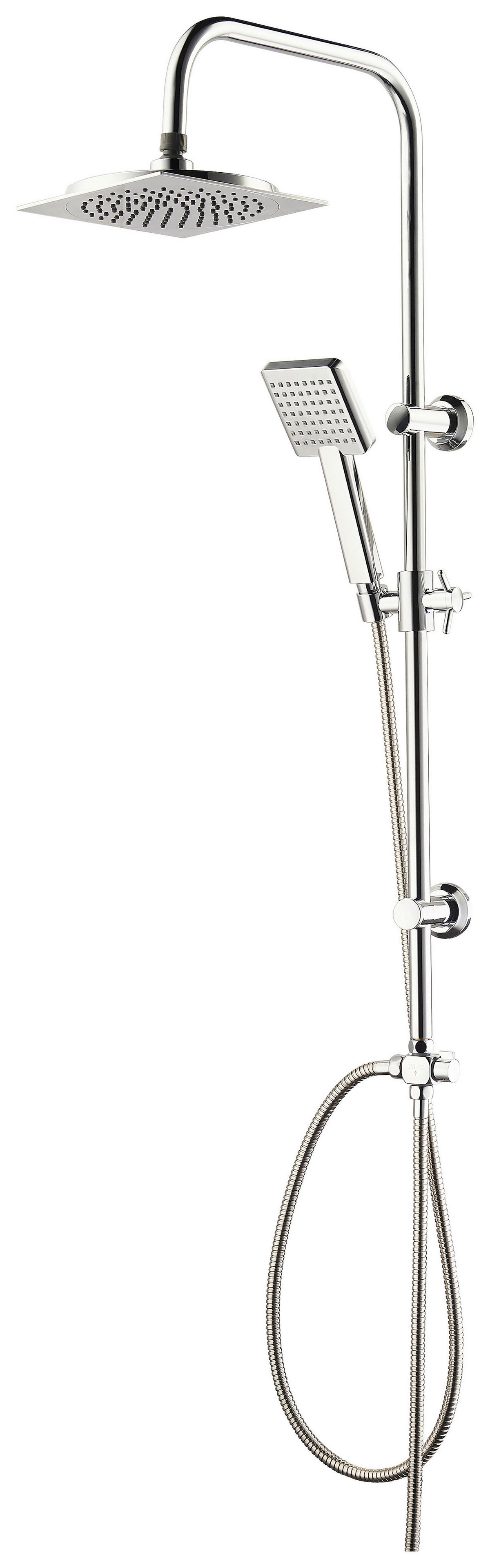 Wellness-Duschsystem Chrom H: ca. 100 cm Duschsystem_Wellness_Sensation CHR - Chrom (100,00cm) - Sensation