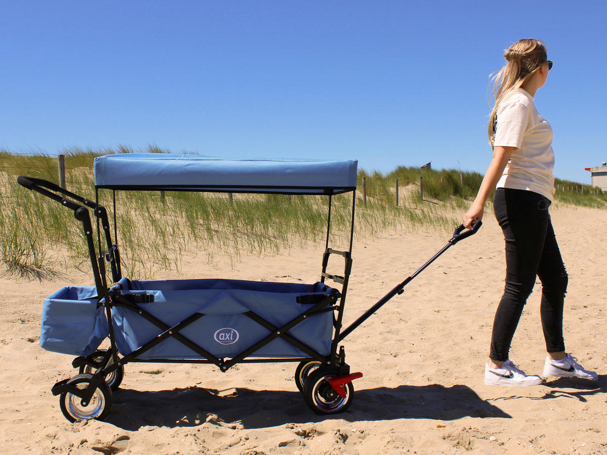 AXI Bollerwagen AB210 grau B/H/L: ca. 59x102x134 cm AB210 - grau (134,00/59,00/102,00cm) - AXI