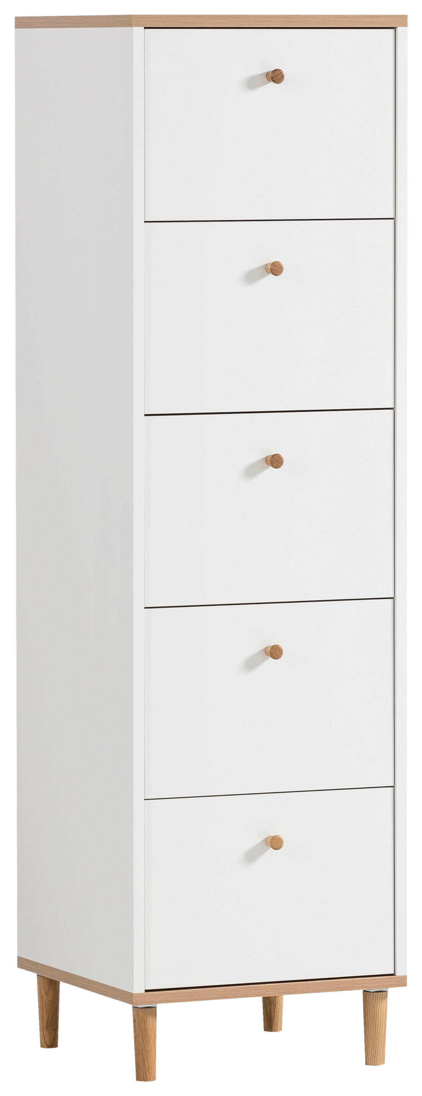 Kommode Hilda weiß matt Eiche Artisan Nachbildung B/H/T: ca. 401,1x142x40 cm Hilda - Eiche/weiß (401,10/142,00/40,00cm) - Möbelpartner