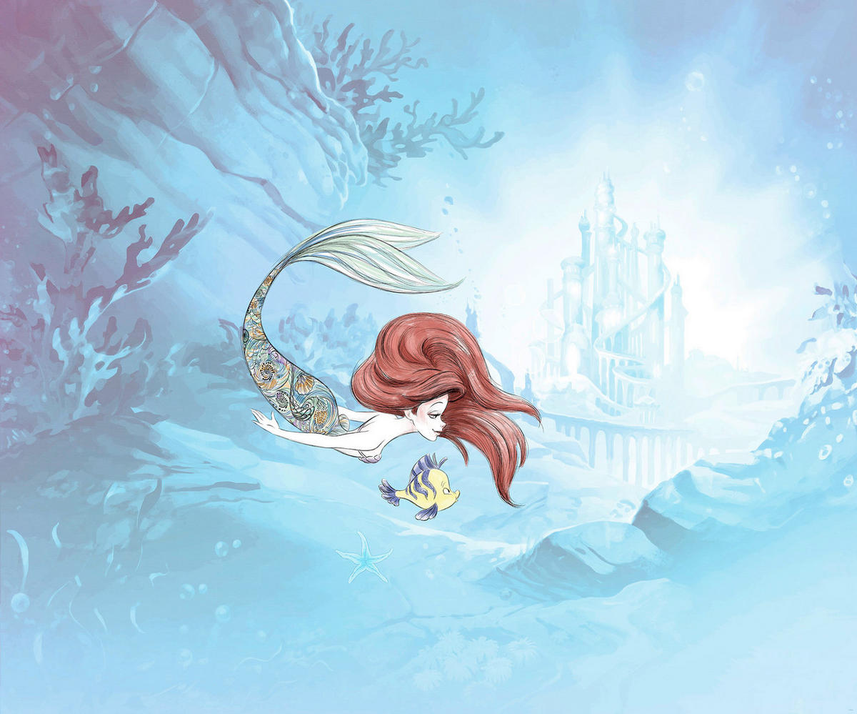 Komar Fototapete Ariel Under the Sea B/L: ca. 300x250 cm Ariel Under the Sea - (300,00/250,00cm) - Komar