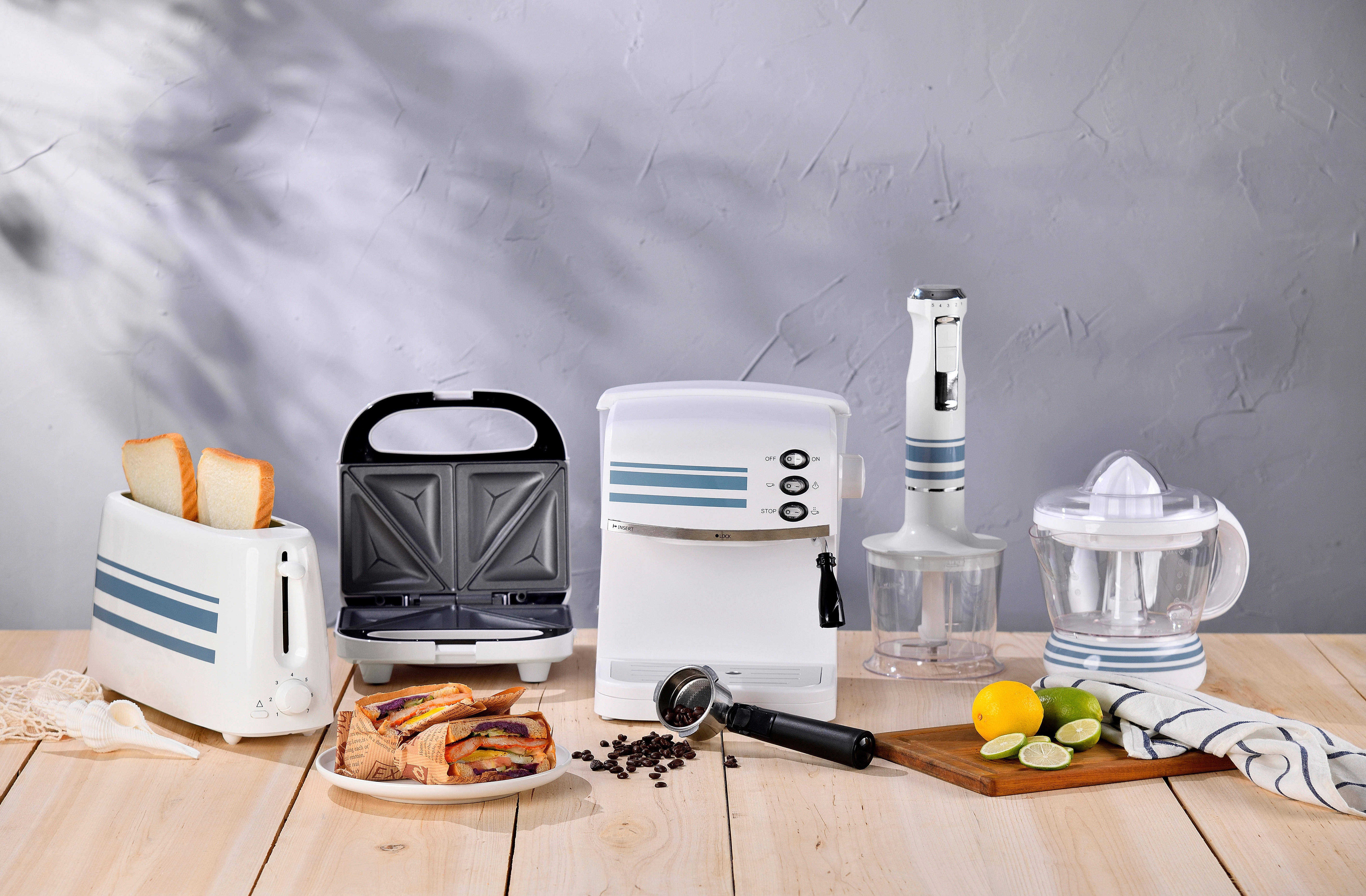 BERGNER Espressomaschine weiß NOIA - weiß - BERGNER
