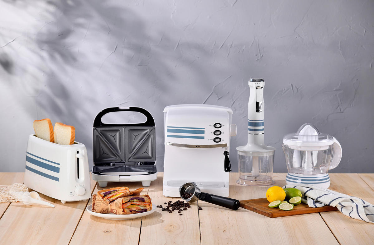 BERGNER Espressomaschine weiß NOIA - weiß - BERGNER