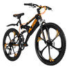 KS-Cycling Mountain-Bike Fully 26 Zoll Bliss 608M schwarz ca. 26 Zoll Bliss - orange/schwarz (47,00cm) - KS-Cycling