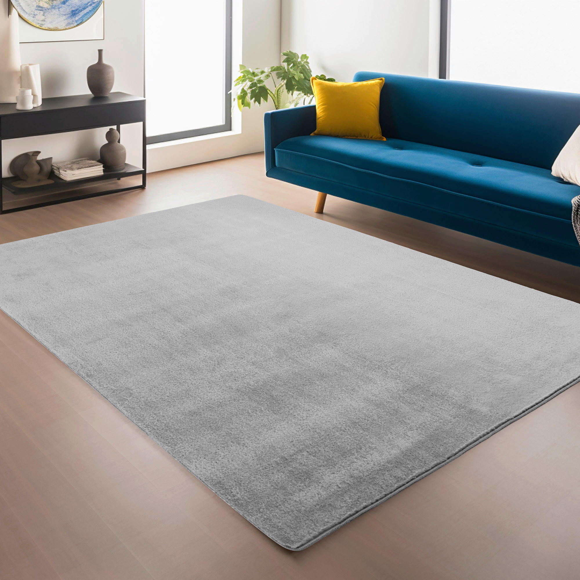 Ayyildiz Teppich JOY silber B/L: ca. 160x220 cm JOY - silber (160,00/220,00cm) - Ayyildiz