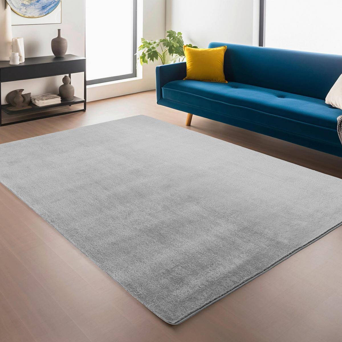 Ayyildiz Teppich JOY silber B/L: ca. 160x220 cm JOY - silber (160,00/220,00cm) - Ayyildiz