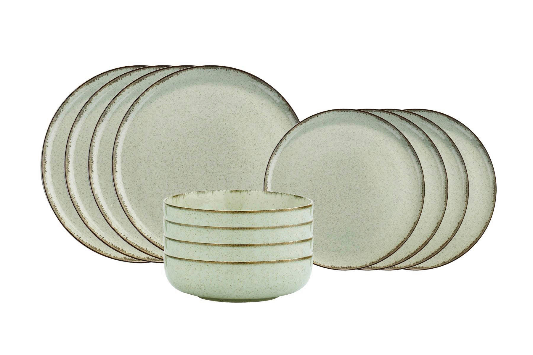 Hermia Concept Kombiservice grün Porzellan 12 tlg. Kombiservice_12tlg. - grün - Hermia Concept