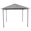 Grasekamp Pavillon Rimini Flex grau Stahl B/H/L: ca. 300x263x300 cm Rimini Flex - grau (300,00/300,00/263,00cm) - Grasekamp