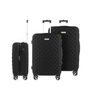 HOFFMANNS Hartschalenkoffer Hartschalenkofferset_3tlg. - (52,00/30,00/76,00cm) - HOFFMANNS