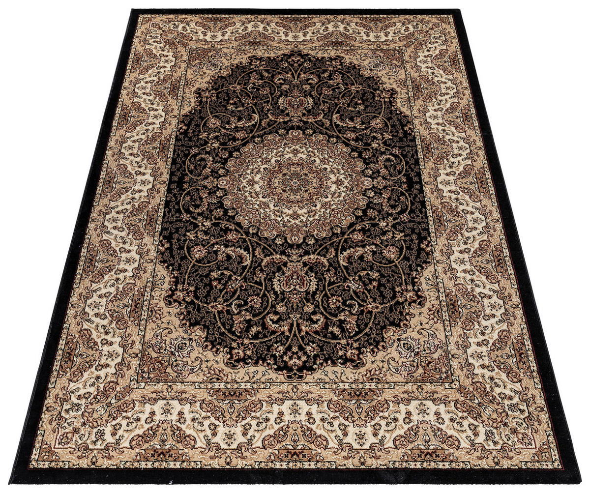 Ayyildiz Teppich KASHMIR schwarz B/L: ca. 120x170 cm KASHMIR - schwarz (120,00/170,00cm) - Ayyildiz