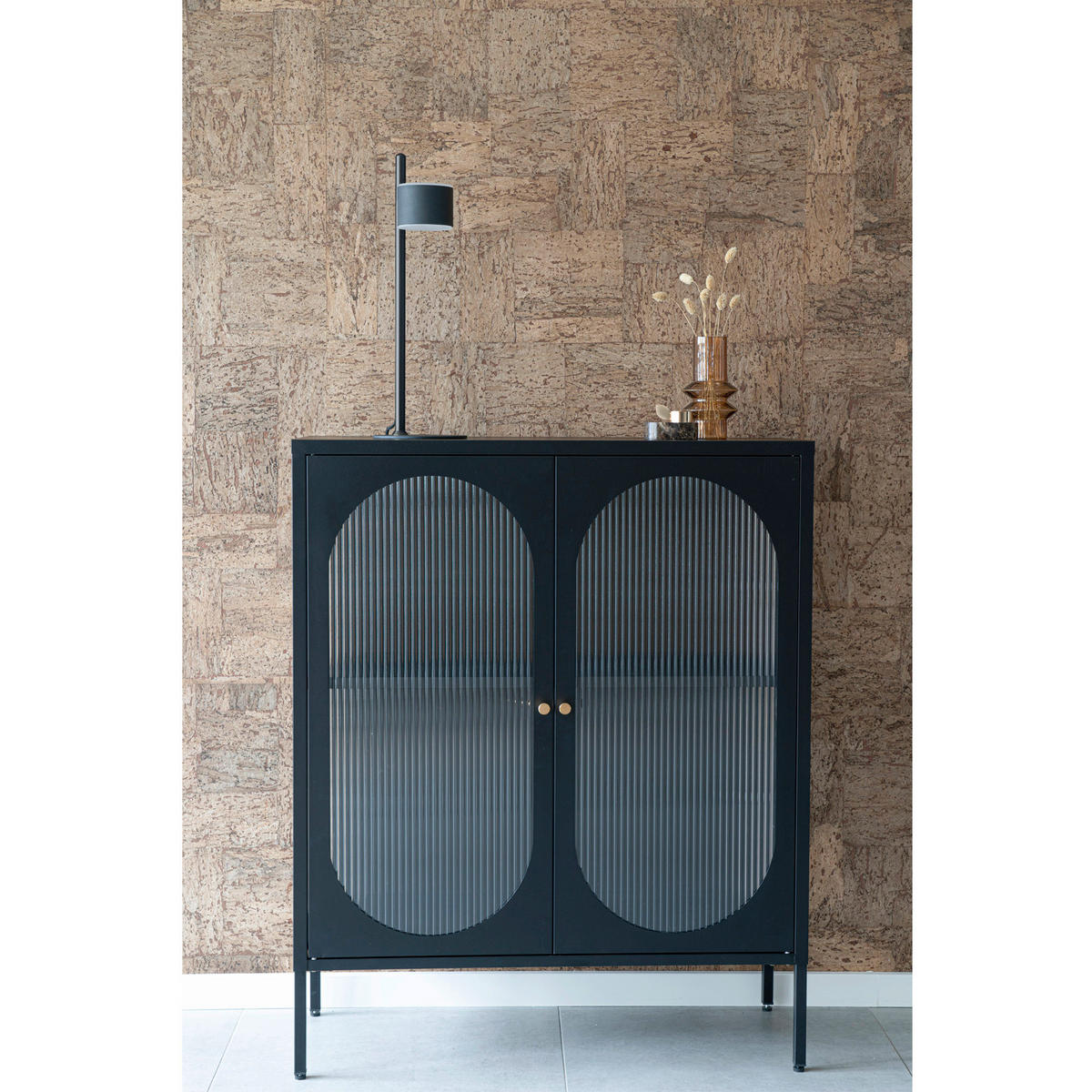 Housenordic Tischleuchte Milano 6409115 schwarz Stahl H/D: ca. 51x17 cm G9  1 Brennstellen ▷ online bei POCO kaufen